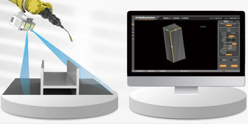 Core Technology AI Welding System: 3D Vision + AI Algorithm